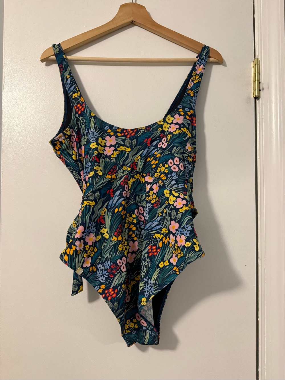 Summersalt One-Piece Wrap Swimsuit - Floral (Rifle Paper Collab) View 3